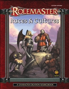 Races and Cultures for Rolemaster Fantasy Role Playing RPG